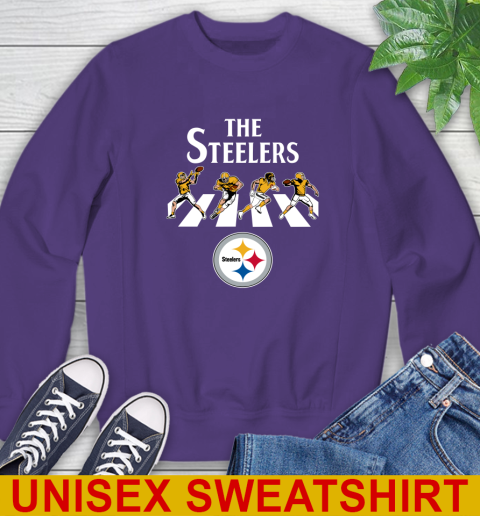 NFL Football Pittsburgh Steelers The Beatles Rock Band Shirt Sweatshirt 4