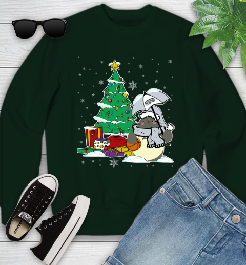 San Antonio Spurs NBA Basketball Cute Tonari No Totoro Christmas Sports Youth Sweatshirt 9