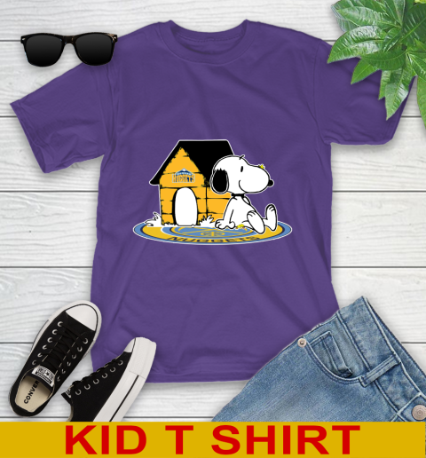 NBA Basketball Denver Nuggets Snoopy The Peanuts Movie Shirt Youth T-Shirt 4