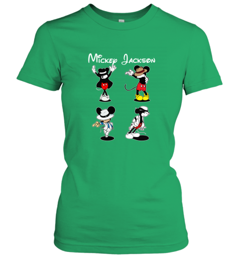 tm8i mickey jackson four style dance micheal jackson ladies t shirt 20 front irish green
