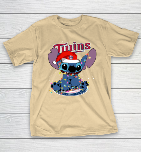 Minnesota Twins MLB noel stitch Baseball Christmas T-Shirt 5