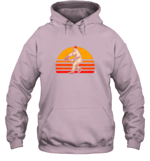 2z9y retro vintage baseball pitcher gift baseball lover hoodie 23 front light pink