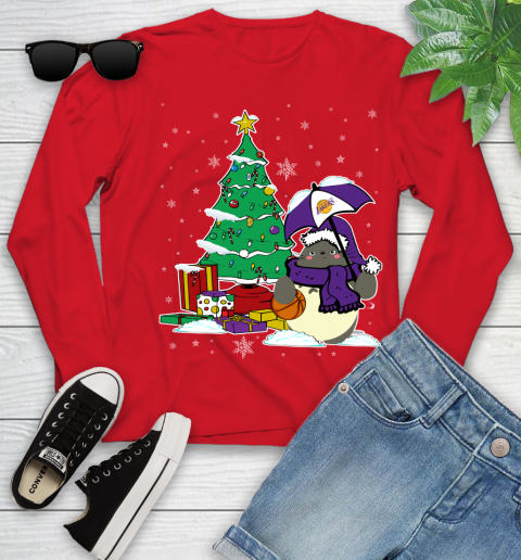 Los Angeles Lakers NBA Basketball Cute Tonari No Totoro Christmas Sports (1) Youth Long Sleeve 11