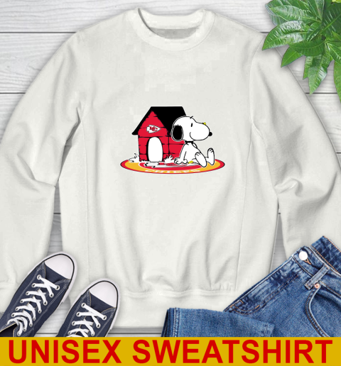 NFL Football Kansas City Chiefs Snoopy The Peanuts Movie Shirt Sweatshirt