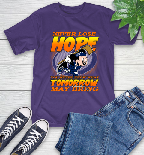 Tampa Bay Lightning NHL Hockey ootball Mickey Disney Never Lose Hope T-Shirt 6 Tampa Bay Lightning NHL Hockey ootball Mickey Disney Never Lose Hope T-Shirt - Image 6