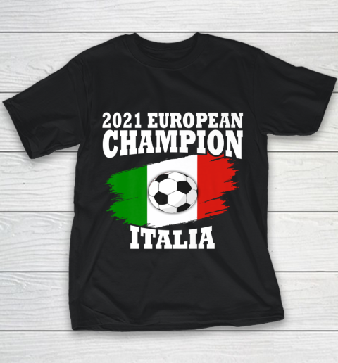 Italy Jersey Soccer Champions Euro 2021 Italia Youth T-Shirt