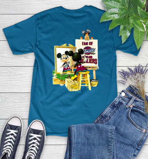 NBA Basketball Cleveland Cavaliers Mickey Drawing Shirt 89