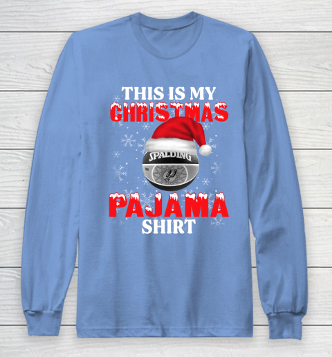San Antonio Spurs This Is My Christmas Pajama Shirt NBA Long Sleeve T-Shirt 8