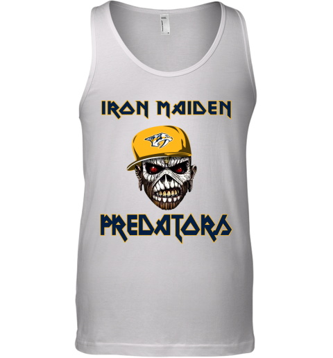 NHL Nashville Predators Iron Maiden Rock Band Music Hockey Sports TmNAv9Ontpq unisex tank 17 95 151514 front white
