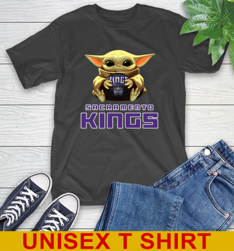 NBA Basketball Sacramento Kings Star Wars Baby Yoda Shirt 2