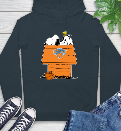 New York Knicks NBA Basketball Snoopy Woodstock The Peanuts Movie Hoodie 7
