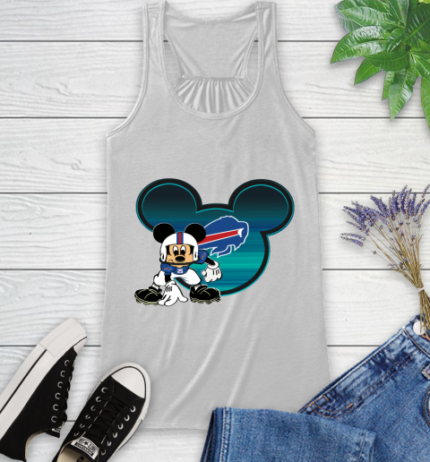 NFL Buffalo Bills Mickey Mouse Disney Football T Shirt Racerback Tank