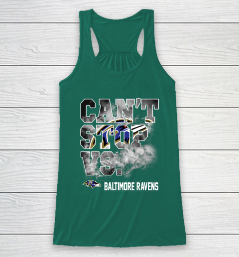 NFL Baltimore Ravens Can't Stop Vs Racerback Tank 5