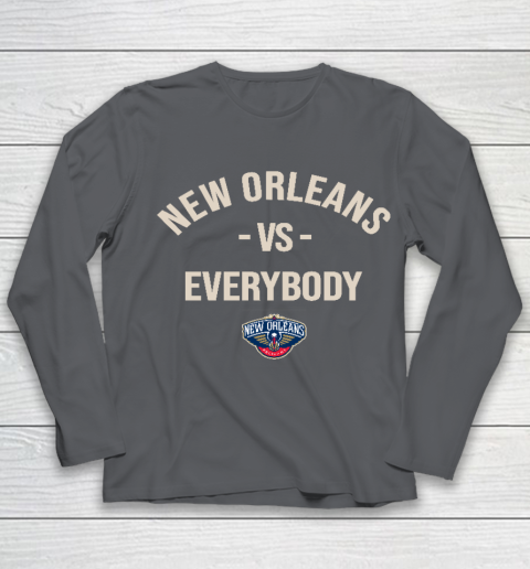 New Orleans Pelicans Vs Everybody Youth Long Sleeve 6