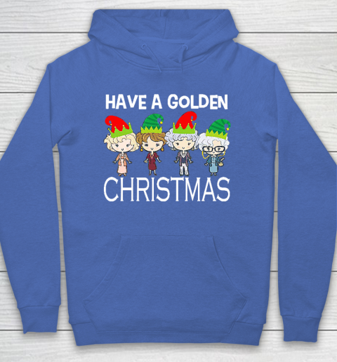 Golden Girls Lovers Gift T shirt Have A Golden Christmas Vintage Hoodie 6