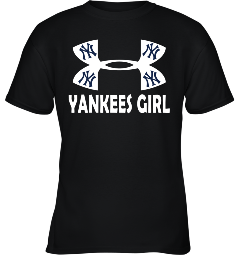 MLB New York Yankees Girl Under Armour Baseball Sports Youth T-Shirt