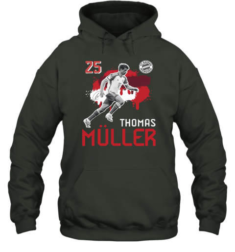 25 Thomas Muller Fc Bayern Munchen Hoodie