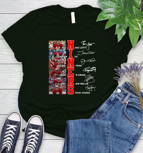 Niners Player Name And Signature San Francisco 49ers Shirts 86