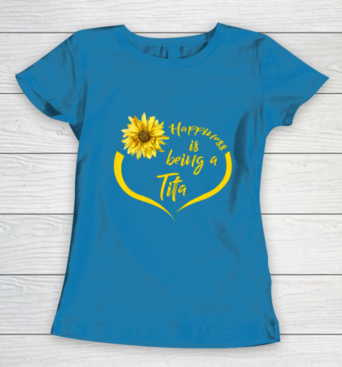 Womens Tita Gift Happiness Is Being A Tita Women's T-Shirt 6