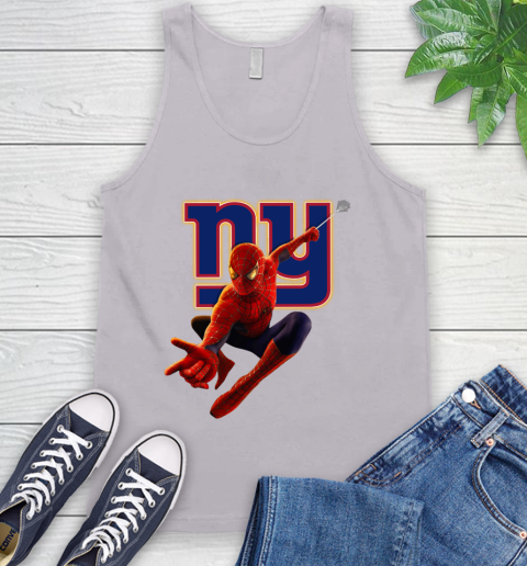 NFL Spider Man Avengers Endgame Football New York Giants Tank Top 4