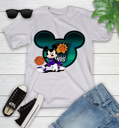 NBA Phoenix Suns Mickey Mouse Disney Basketball Youth T-Shirt 4