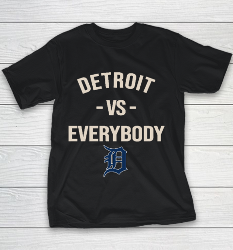 Detroit Tigers Vs Everybody Youth T-Shirt