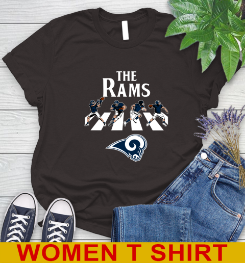 NFL Football Los Angeles Rams The Beatles Rock Band Shirt Women's T-Shirt 9