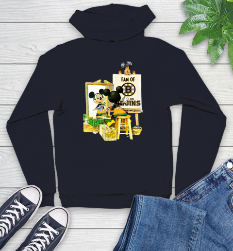 NHL Hockey Boston Bruins Mickey Drawing Shirt 125