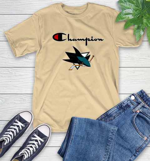 NHL Hockey San Jose Sharks Champion Shirt T-Shirt 6