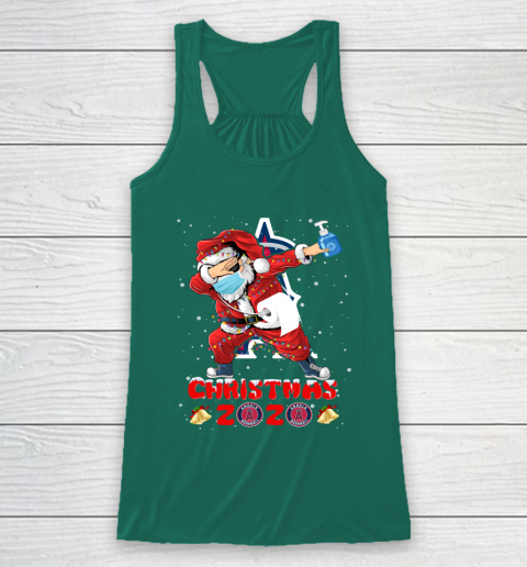 Los Angeles Angels Funny Santa Claus Dabbing Christmas 2020 MLB Racerback Tank 5