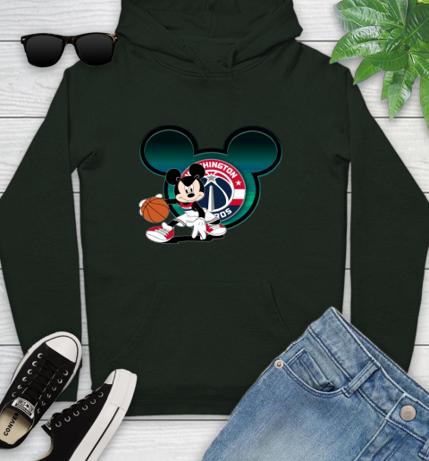 NBA Washington Wizards Mickey Mouse Disney Basketball Youth Hoodie 13