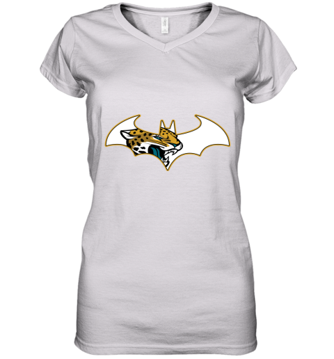 We Are The Jacksonville Jaguars Batman NFL Mashup Women's V-Neck T-Shirt