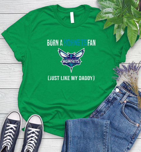 NBA Charlotte Hornets Loyal Fan Just Like My Daddy Basketball Shirt Women's T-Shirt 7