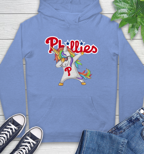 Philadelphia Phillies MLB Baseball Funny Unicorn Dabbing Sports Hoodie 11