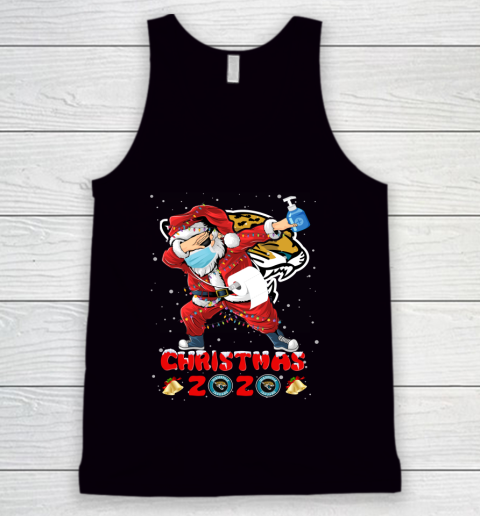 Jacksonville Jaguars Funny Santa Claus Dabbing Christmas 2020 NFL Tank Top