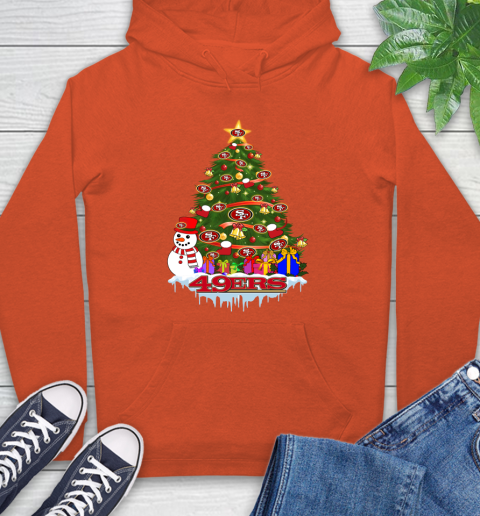 San Francisco 49ers Merry Christmas NFL Football Sports Hoodie 5