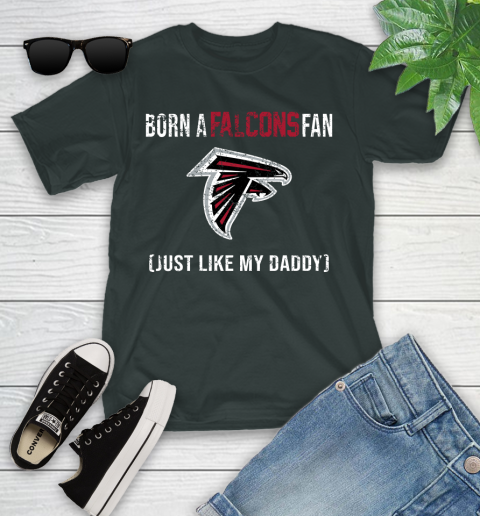 NFL Atlanta Falcons Football Loyal Fan Just Like My Daddy Shirt Youth T-Shirt 5
