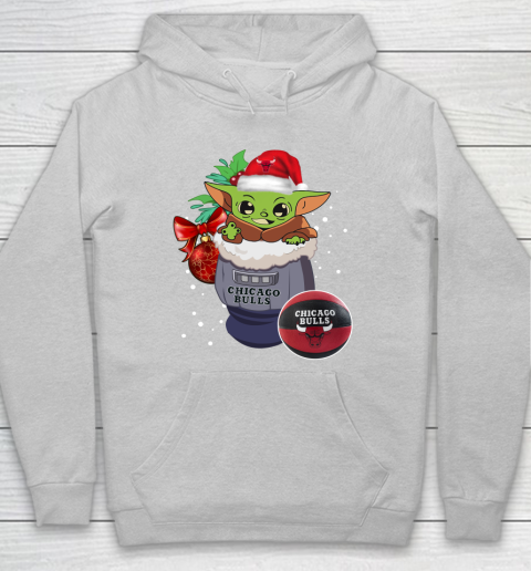 Chicago Bulls Christmas Baby Yoda Star Wars Funny Happy NBA Hoodie 6