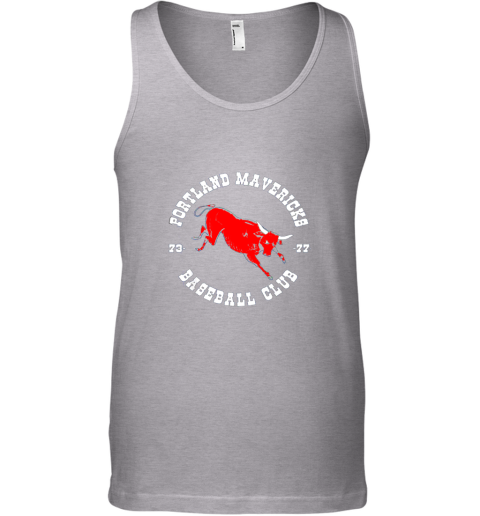 pblr portland shirt cows mavericks baseball vintage for awesome unisex tank 17 front sport grey