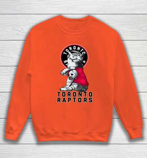 NBA Basketball My Cat Loves Toronto Raptors Sweatshirt 3