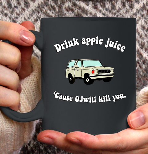Drink Apple Juice Funny Ceramic Mug 11oz