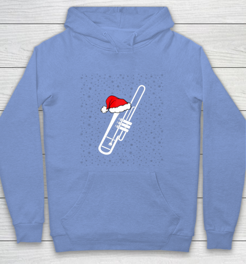 Christmas Gift Trombone Santa Trombone Funny Xmas Pajama Hoodie 8