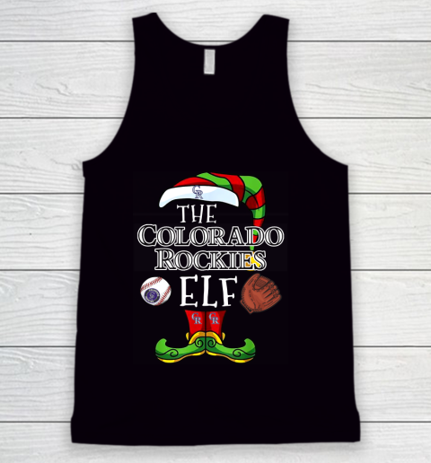 Colorado Rockies Christmas ELF Funny MLB Tank Top