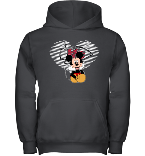 NFL Kansas City Chiefs The Heart Mickey Mouse Disney Football T Shirt XoXQs6KJwZ1 youth hoodie 43 95 151514 front black