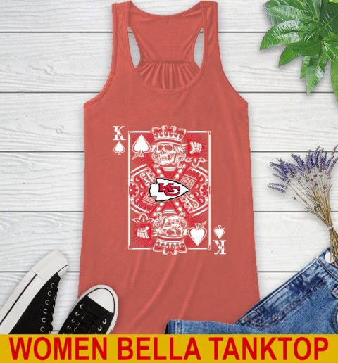 Kansas City Chiefs NFL Football The King Of Spades Death Cards Shirt Racerback Tank 3
