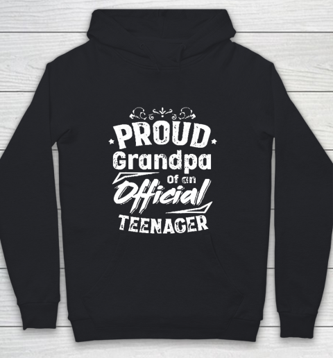 Grandpa Funny Gift Apparel  Proud Grandpa Of An Official Nager Father's Youth Hoodie