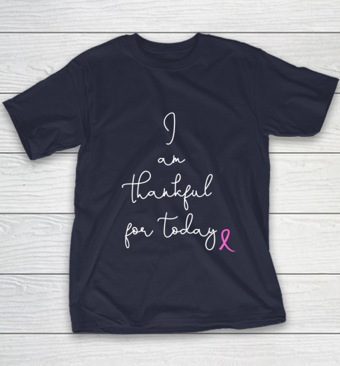 Womens Fighting Breast Cancer Product Gift Battling Through Chemo Youth T-Shirt 2