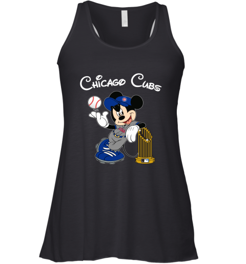 Chicago Cubs Mickey Taking The Trophy MLB 2019 Racerback Tank