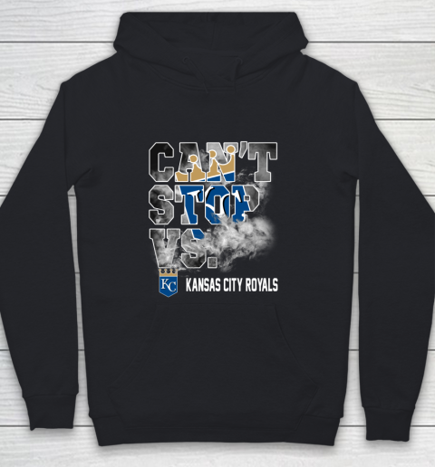 MLB Kansas City Royals Baseball Can't Stop Vs Kansas City Royals Youth Hoodie