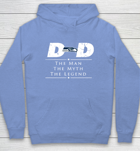 Seattle Seahawks NFL Football Dad The Man The Myth The Legend Hoodie 8